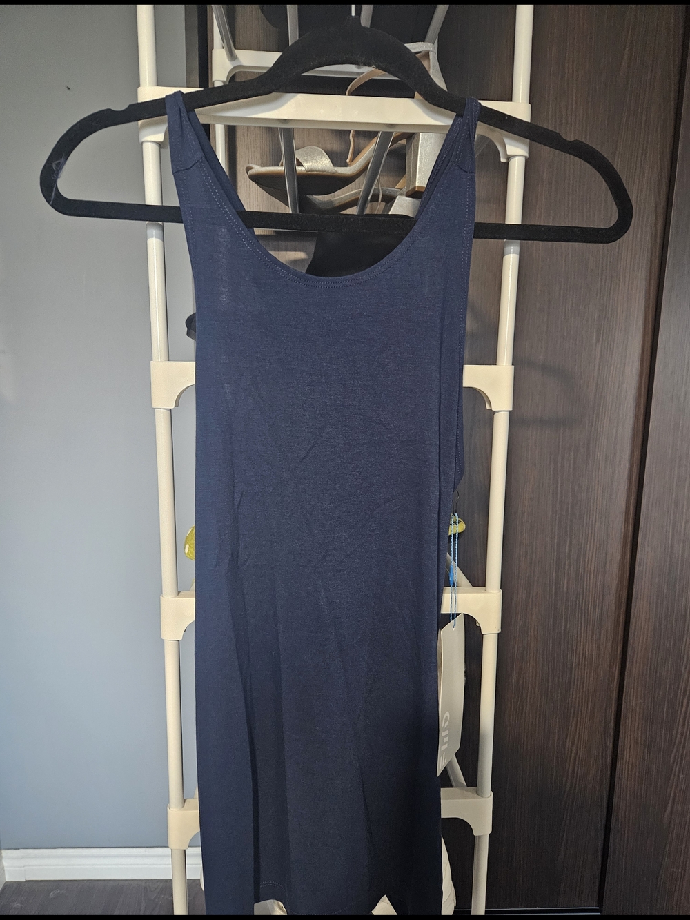 168. Navy Sleeveless Tank Top